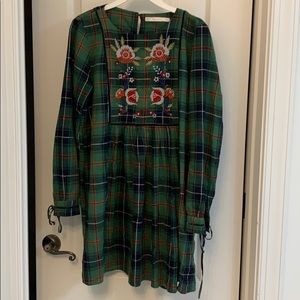 Zara plaid dress